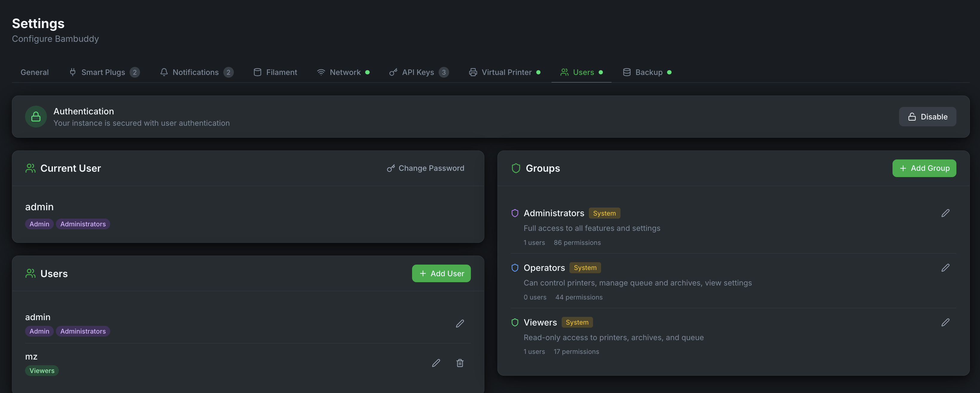 User Management